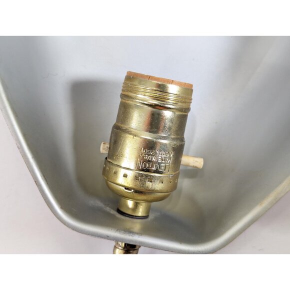 MCM Orange Gooseneck desk lamp, vintage retro home decor - Picture 9 of 10